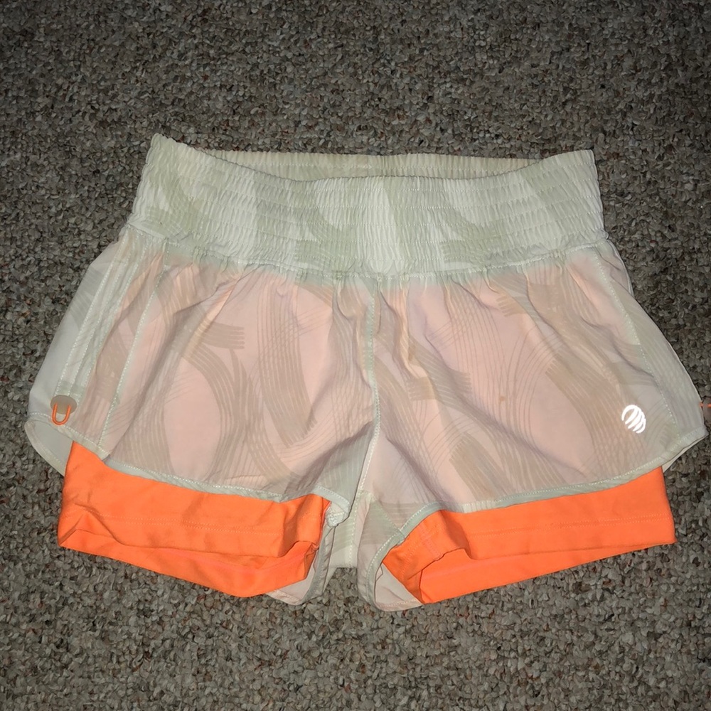 White Running Shorts